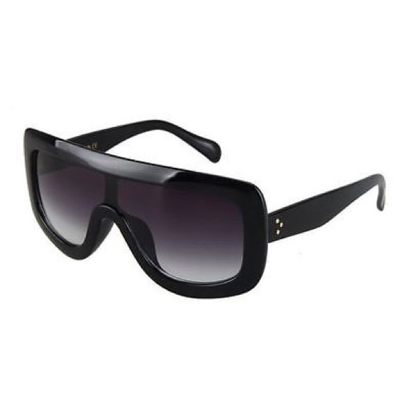 "Northern Lights" Oversize Celebrity Shield Shades - Picture 3 of 4